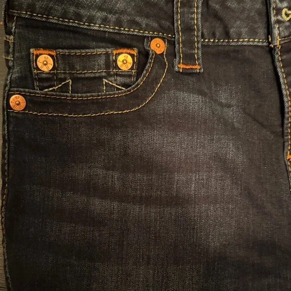 True Religion Women's Boot Cut Jeans in Deep Blue - Picture 7 of 9